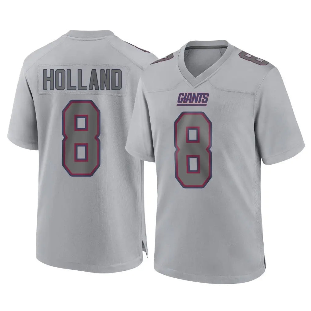 NY.Giants #8 Jevon Holland Player Gray Atmosphere Fashion Limited Game Odoa Stitched Jerseys