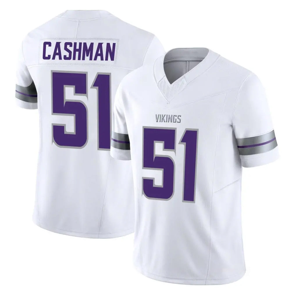 M.Vikings #51 Blake Cashman Player White Limited Alternate Vapor F.U.S.E. Home Game Odoa Stitched Jerseys
