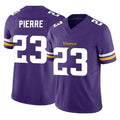 M.Vikings #23 James Pierre Player Purple Limited Vapor F.U.S.E. Home Game Odoa Stitched Jerseys