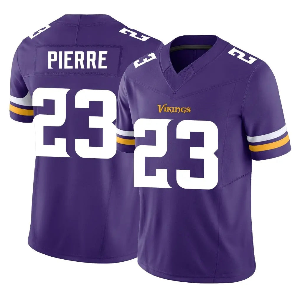 M.Vikings #23 James Pierre Player Purple Limited Vapor F.U.S.E. Home Game Odoa Stitched Jerseys