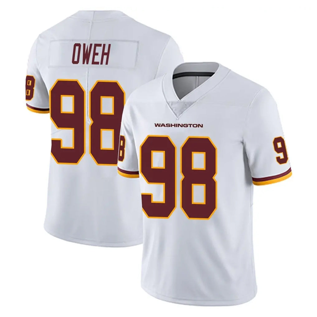 W.Commanders #98 Odafe Oweh Player White Limited Vapor Untouchable Home Game Odoa Stitched Jerseys