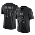C.Bears #94 Austin Booker Player Black REFLECTIVE Limited Game Odoa Stitched Jerseys