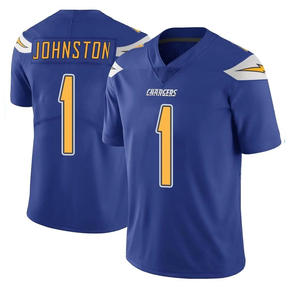 LA.Chargers #1 Quentin Johnston Player Royal Limited Color Rush Vapor Untouchable Home Game Odoa Stitched Jerseys