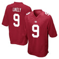 NY.Giants #9 Lsaiah Likely Player Red Home Game Odoa Stitched Jerseys