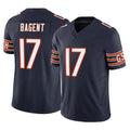 C.Bears #17 Tyson Bagent Player Navy Vapor F.U.S.E. Limited Home Game Odoa Stitched Jerseys