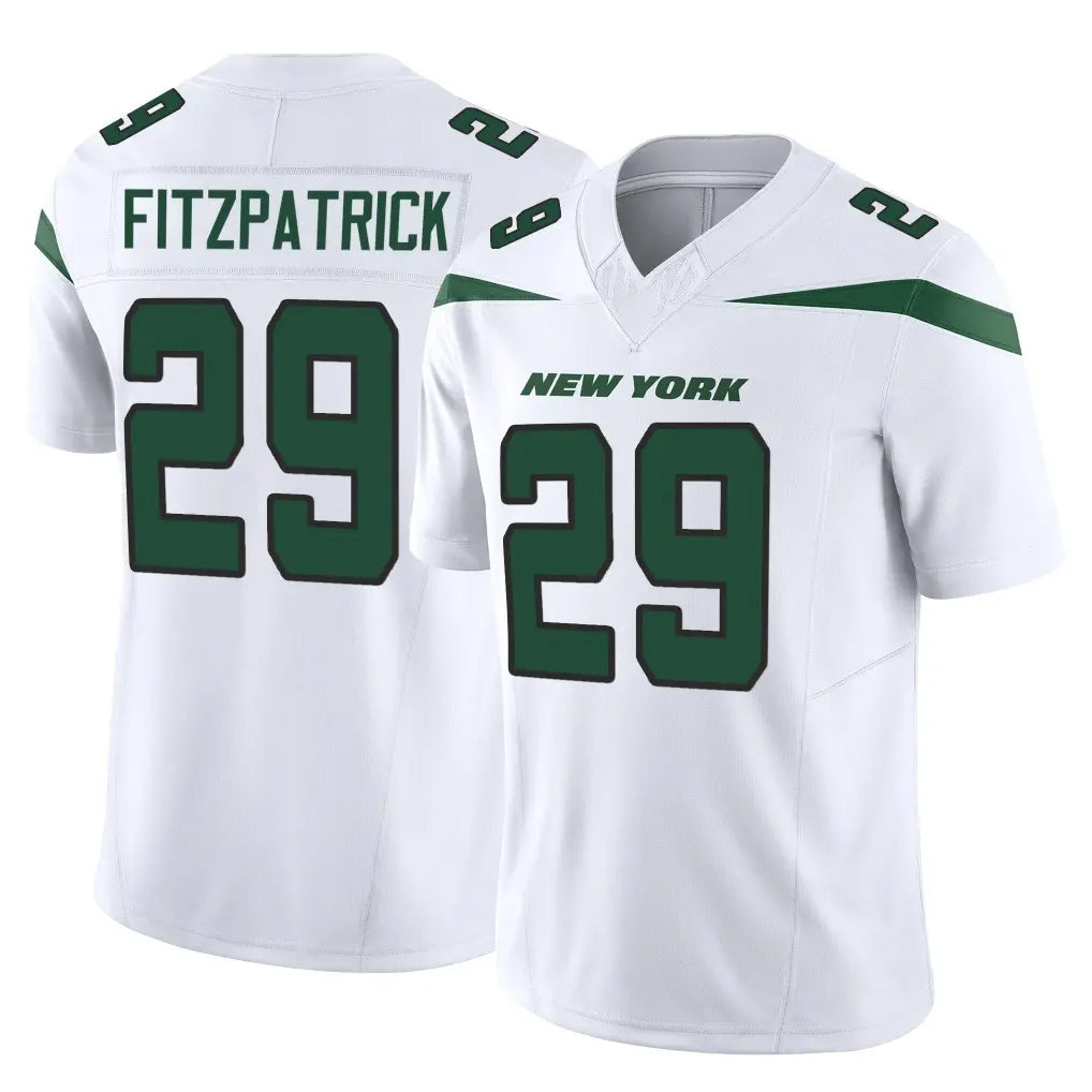 NY.Jets #29 Minkah Fitzpatrick Player White Limited Vapor F.U.S.E. Home Game Odoa Stitched Jerseys