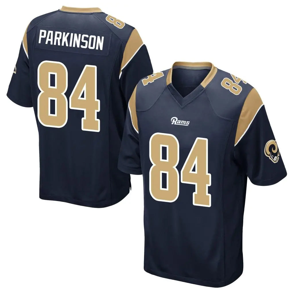 LA.Rams #84 Colby Parkinson Player Navy Home Game Odoa Stitched Jerseys