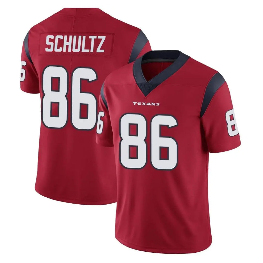 H.Texans #86 Dalton Schultz Player Red Limited Vapor Untouchable Home Game Odoa Stitched Jerseys