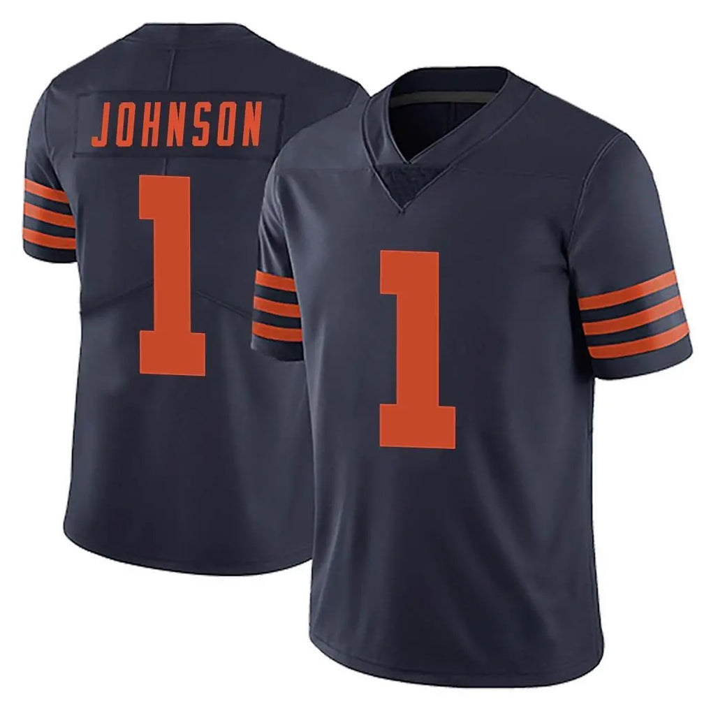 C.Bears #1 Jaylon Johnson Player Navy Blue Alternate Vapor Untouchable Limited Odoa Stitched Jerseys