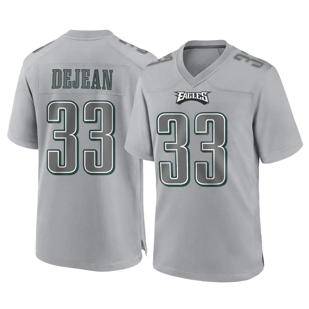 P.Eagles #33 Cooper DeJean Player Gray Atmosphere Fashion Home Game Odoa Stitched Jerseys
