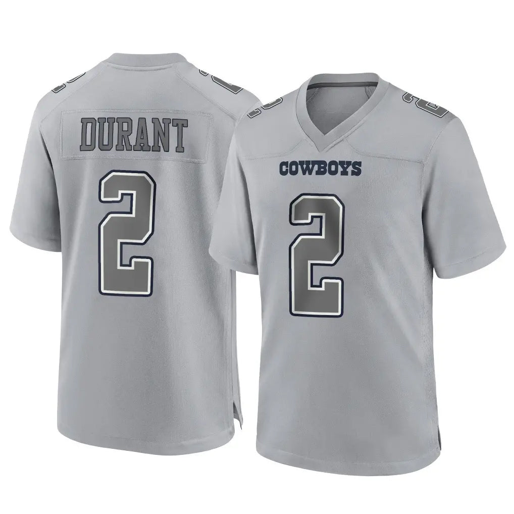 D.Cowboys #2 Cobie Durant Player Gray Atmosphere Fashion Home Game Odoa Stitched Jerseys