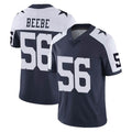D.Cowboys #56 Cooper Beebe Player Navy-White Limited Alternate Vapor Untouchable Home Game Odoa Stitched Jerseys