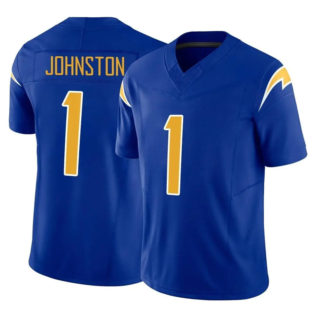 LA.Chargers #1 Quentin Johnston Player Royal Limited Vapor F.U.S.E. Home Game Odoa Stitched Jerseys