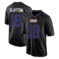 NY.Giants #18 Darius Slayton Player Carbon Fashion Limited Home Game Odoa Stitched Jerseys
