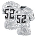 LA.Chargers #52 Khalil Mack Player Arctic Camo Salute To Service Limited Game Odoa Stitched Jerseys