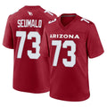 A.Cardinals #73 Isaac Seumalo Player Cardinal Limited Home Game Odoa Stitched Jerseys