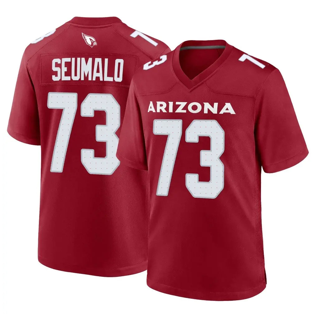 A.Cardinals #73 Isaac Seumalo Player Cardinal Limited Home Game Odoa Stitched Jerseys