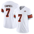 C.Browns #7 Tyson Campbell Player White Limited Vapor F.U.S.E. Alternate Game Odoa Stitched Jerseys