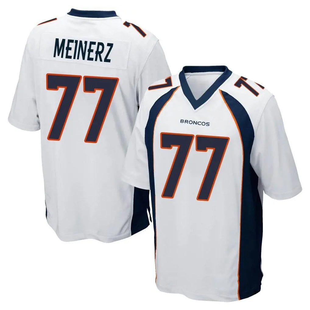 D.Broncos #77 Quinn Meinerz Player White Game Odoa Stitched Jerseys