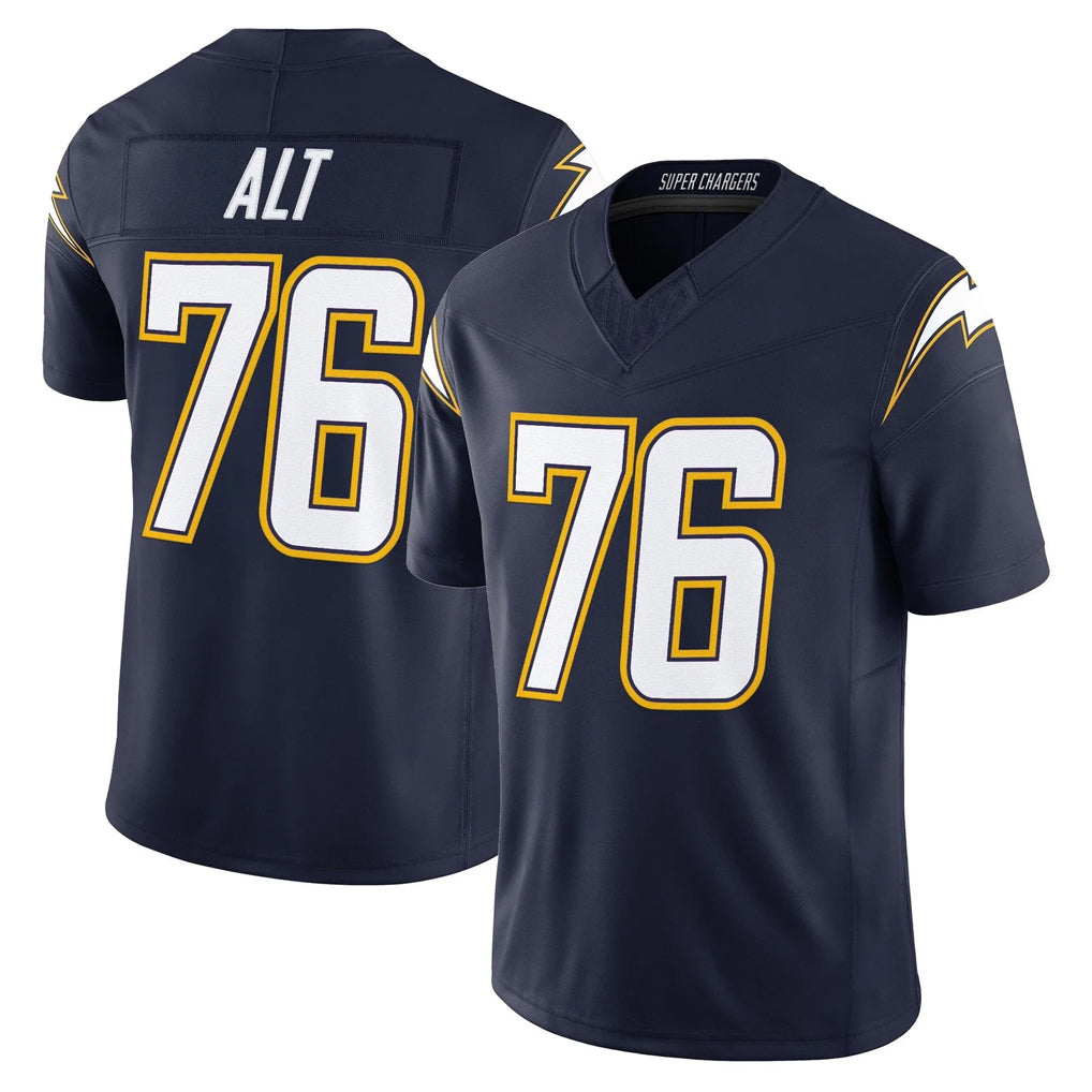 LA.Chargers #76 Joe Alt Player Navy Vapor F.U.S.E. Limited Home Game Odoa Stitched Jerseys