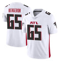 A.Falcons #65 Matthew Bergeron Player White Vapor Untouchable Limited Home Game Odoa Stitched Jerseys