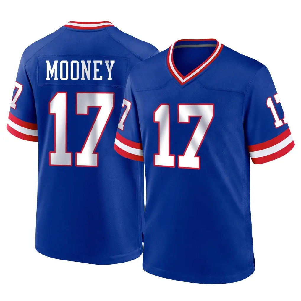 NY.Giants #17 Darnell Mooney Player Royal Classic Home Game Odoa Stitched Jerseys
