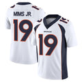 D.Broncos #19 Marvin Mims Jr. Player White Vapor Untouchable Limited Home Game Odoa Stitched Jerseys