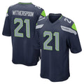 S.Seahawks #21 Devon Witherspoon Player Navy Home Game Odoa Stitched Jerseys
