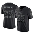 T.Titans #23 Kevin Winston Jr. Player Black Limited Reflective Home Game Odoa Stitched Jerseys