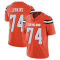 C.Browns #74 Elgton Jenkins Player Orange Alternate Vapor Untouchable Limited Home Game Odoa Stitched Jerseys