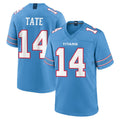 T.Titans #14 Carnell Tate Player Light Blue 2026 Game Home Odoa Stitched Jerseys
