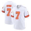 TB.Buccaneers #7 Bucky Irving Player White '76 Home Game Odoa Stitched Jerseys