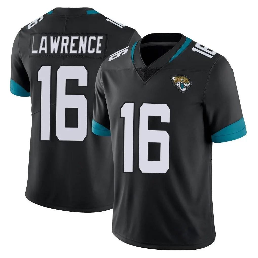 J.Jaguars #16 Trevor Lawrence Player Black Vapor Untouchable Limited Home Game Odoa Stitched Jerseys