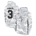 TB.Buccaneers #3 Rueben Bain Jr. Player Arctic Camo Limited Salute to Service Pullover Hoodies Game Odoa Stitched Jerseys