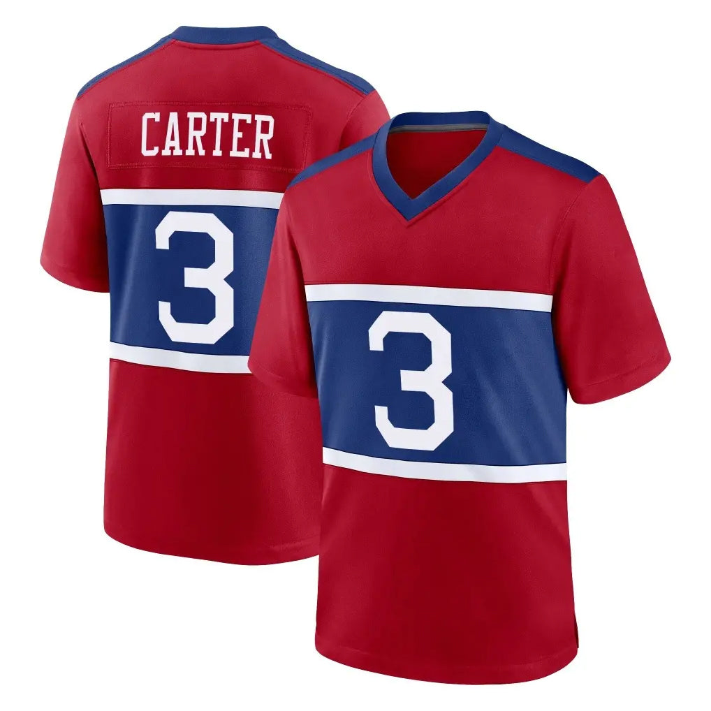 NY.Giants #3 Abdul Carter Player Red Century Home Game Odoa Stitched Jerseys