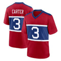 NY.Giants #3 Abdul Carter Player Red Century Home Game Odoa Stitched Jerseys