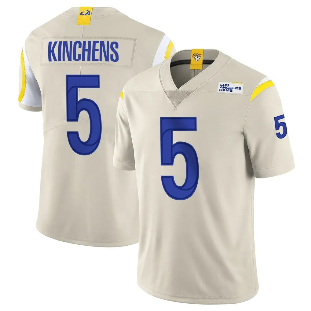 LA.Rams #5 Kamren Kinchens Player Bone Limited Vapor Home Game Odoa Stitched Jerseys