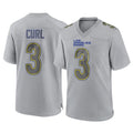 LA.Rams #3 Kam Curl Player Gray Atmosphere Fashion Home Game Odoa Stitched Jerseys