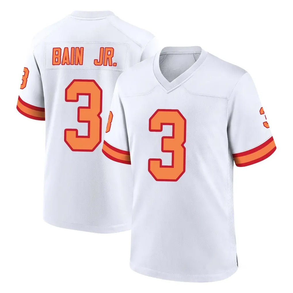 TB.Buccaneers #3 Rueben Bain Jr. Player White '76 Home Game Odoa Stitched Jerseys