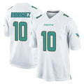 M.Dolphins #10 Jacob Rodriguez Player White Home Game Odoa Stitched Jerseys