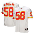 KC.Chiefs #58 Derrick Thomas Player White Mitchell & Ness 1994 Throwback Retired Odoa Stitched Jerseys