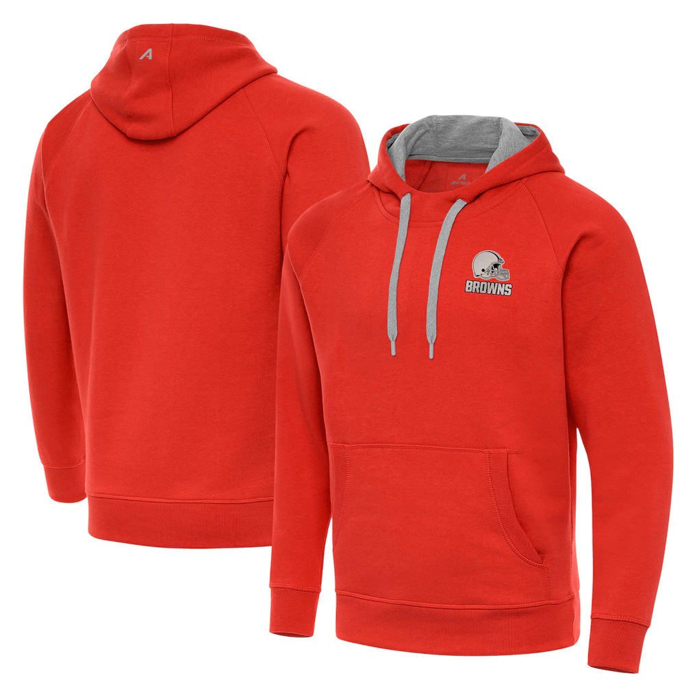 C.Browns ## Browns Blank Player Orange Brushed Carbon Pullover Hoodie Limited Odoa Stitched Jerseys
