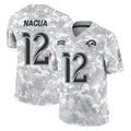LA.Rams #12 Puka Nacua Player Arctic Camo Salute To Service Limited Game Odoa Stitched Jerseys