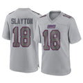 NY.Giants #18 Darius Slayton Player Gray Atmosphere Fashion Limited Game Odoa Stitched Jerseys