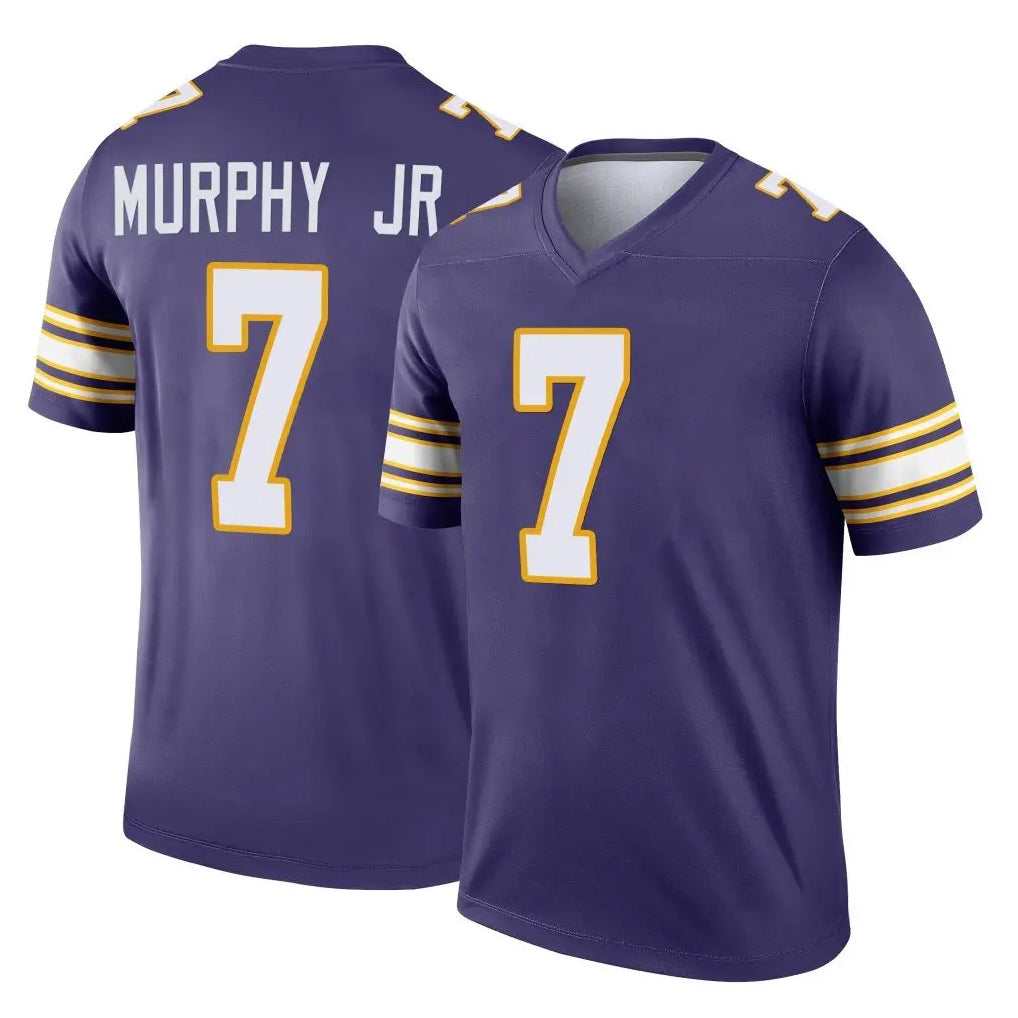 M.Vikings #7 Byron Murphy Jr. Player Purple Limited Classic Home Game Odoa Stitched Jerseys