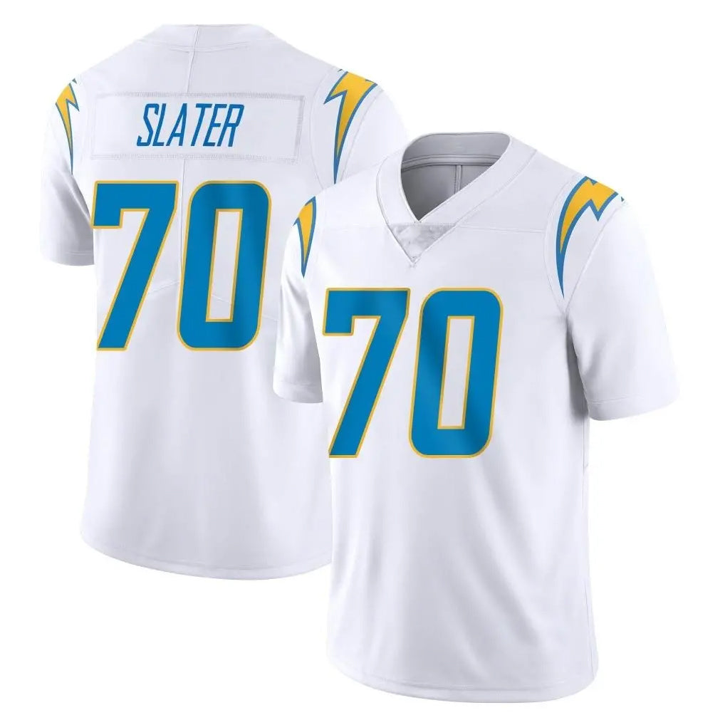 LA.Chargers #70 Rashawn Slater Player White Limited Vapor Untouchable Home Game Odoa Stitched Jerseys