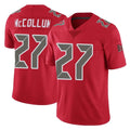 TB.Buccaneers #27 Zyon McCollum Player Red Limited Color Rush Home Game Odoa Stitched Jerseys