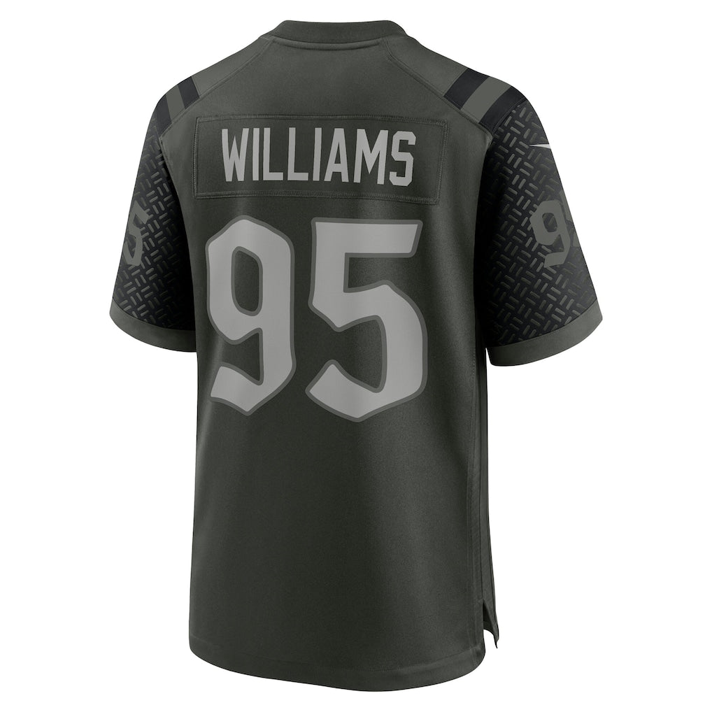 Odoa NY.Jets #95 Quinnen Williams Gotham Green 2025 Rivalries Collection Game Jersey
