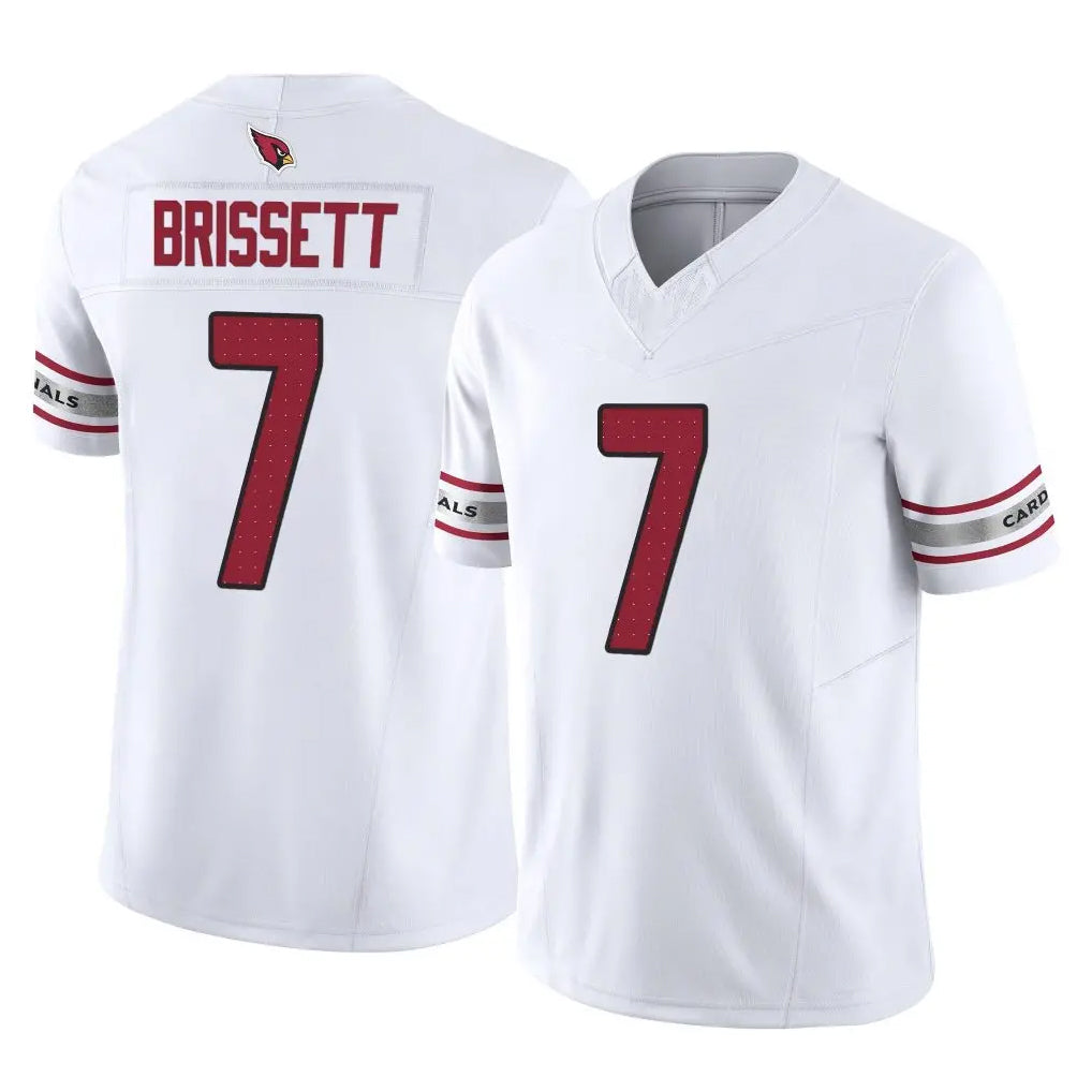 A.Cardinals #7 Jacoby Brissett Player White Vapor F.U.S.E. Limited Home Game Odoa Stitched Jerseys