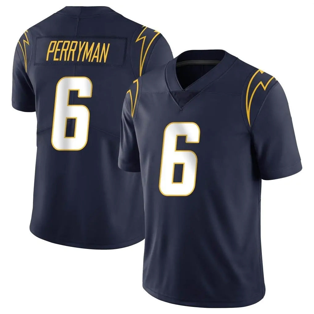 LA.Chargers #6 Denzel Perryman Player Navy Limited Vapor Untouchable Home Game Odoa Stitched Jerseys